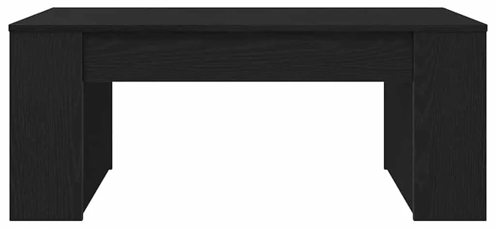Mesa de Centro Carvalho Preto 102x55x42 cm Madeira Engenheirada