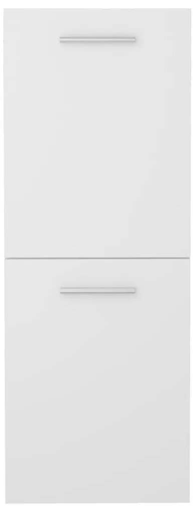 Armário de casa de banho 30x30x80cm derivados de madeira branco