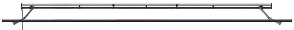 Toldo Retrátil Automático vidaXL Preto 600x350 cm