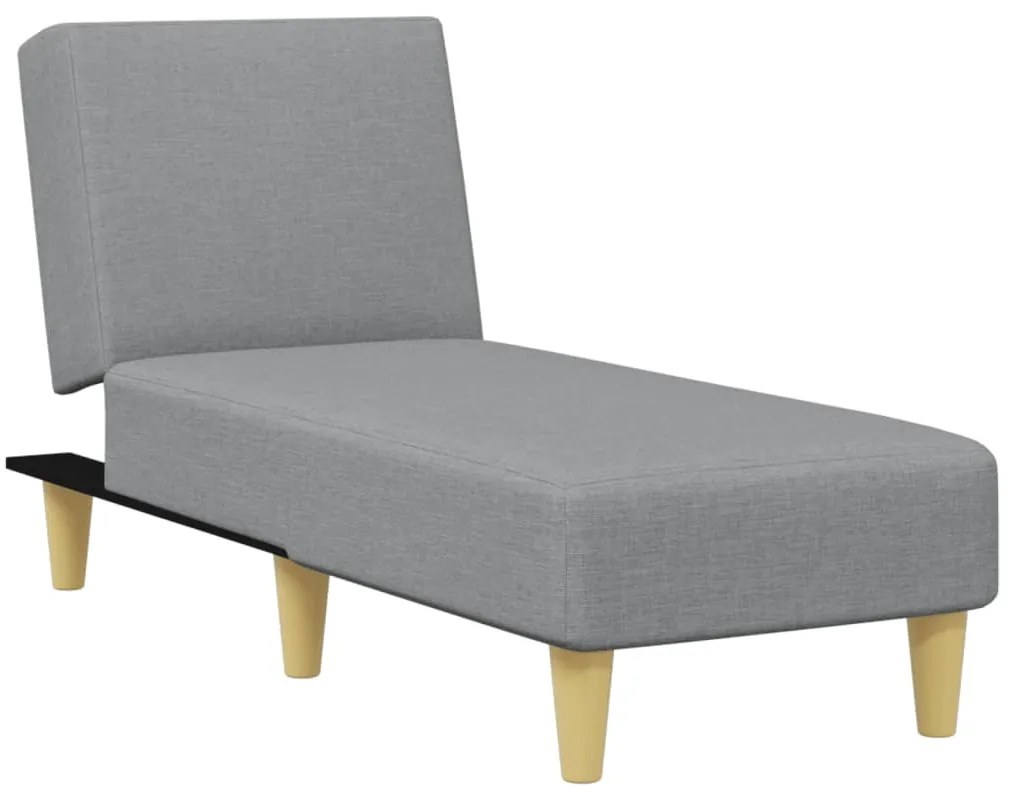 2 pcs conjunto de sofás tecido cinzento-claro