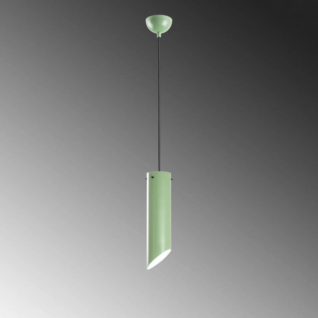 Candeeiro de Teto Kesıkboru – Mint – Ø8 h:28 cm