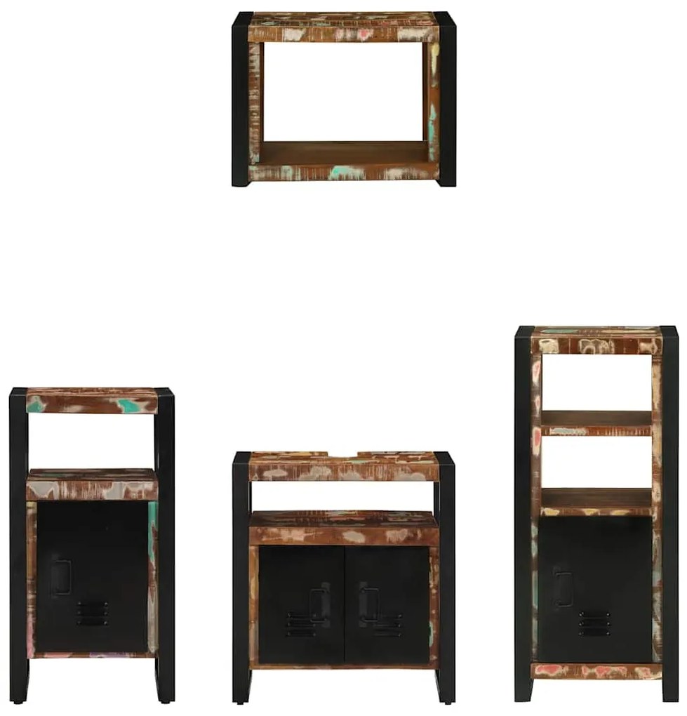 Conjunto de Móveis para Banheiro com prateleira com armazenamento com