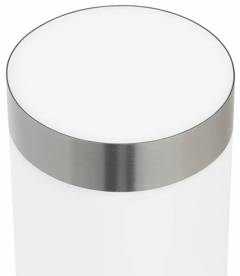 Luz de Parede Externa com Sensor 2 pcs Prateada em Aço Inoxidável IP44