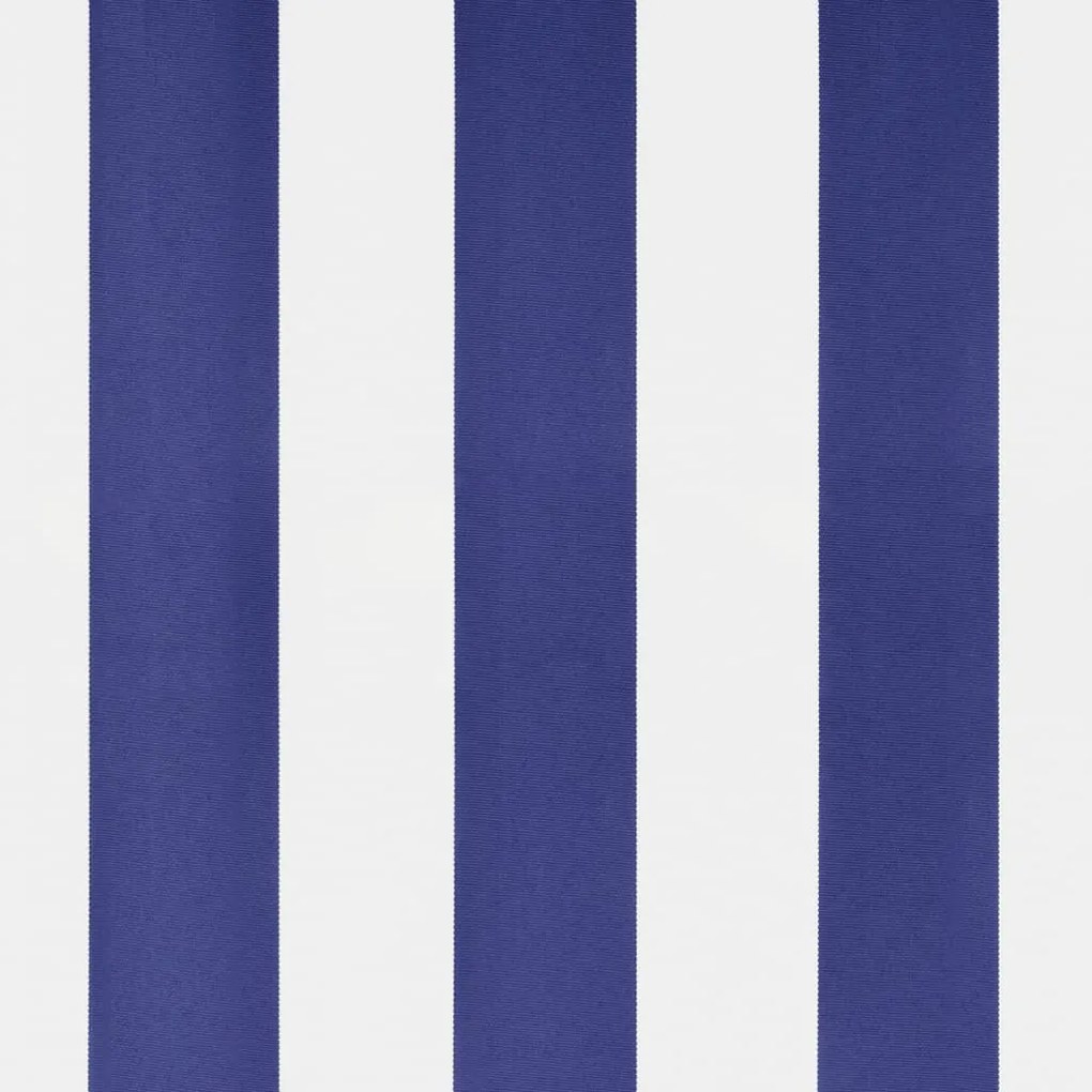 Toldo de pé 500x300 cm tecido e aço azul e branco