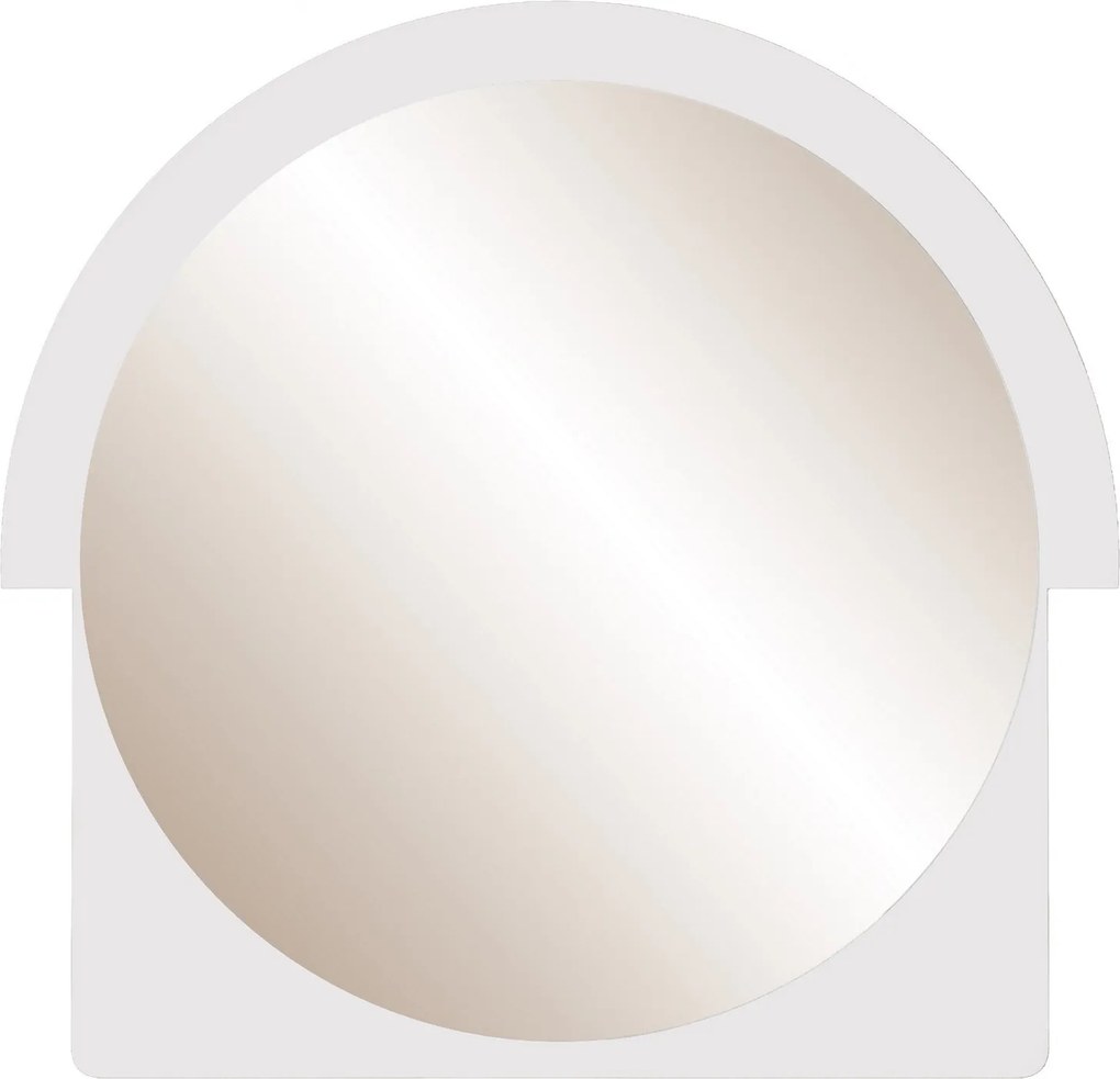 Espelho Decorativo Lucky – Branco – 70x65x2 cm