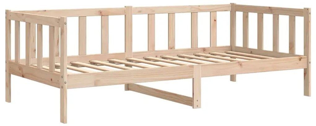 Sofá-cama pinho maciço 90x200 cm