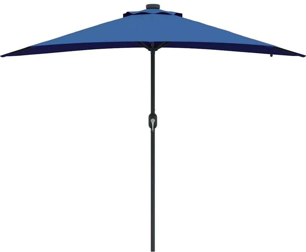 Guarda-sol de Jardim Azul 294 x 150 x 223 cm tecido