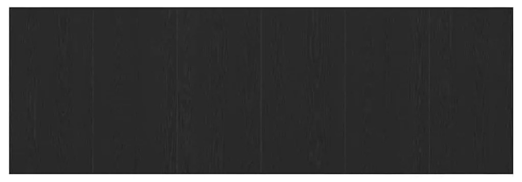 Cabeceira de parede em carvalho preto 240x1.5x80 cm feita de madeira e