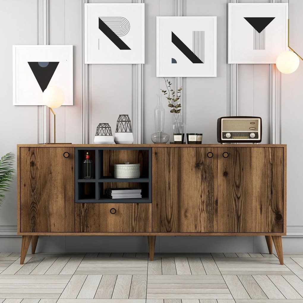 Console Napoli – Walnut – 180 cm x 81 cm x 35 cm