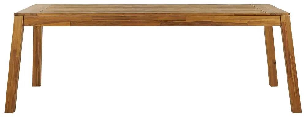 Conjunto de mesa banco e cadeiras para jardim em madeira de acácia LIVORNO Beliani