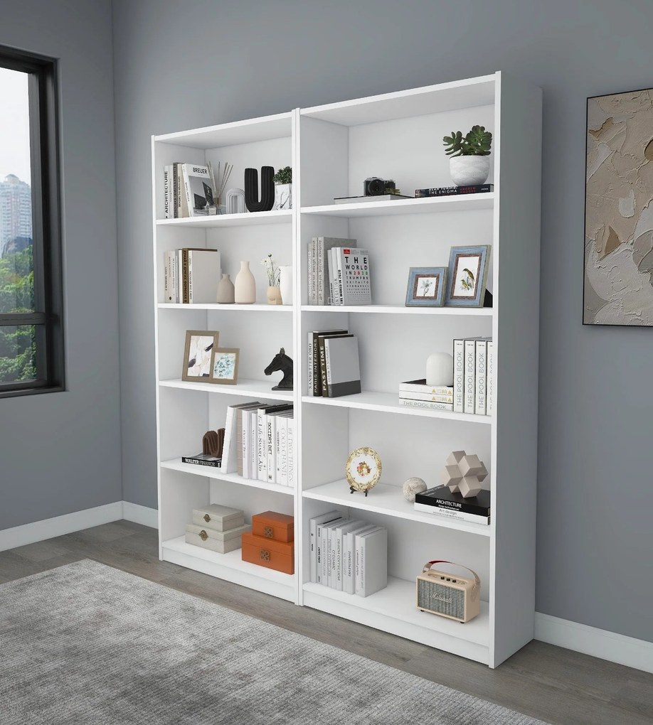 Estante Bigs – Branco – 160x180x28 cm