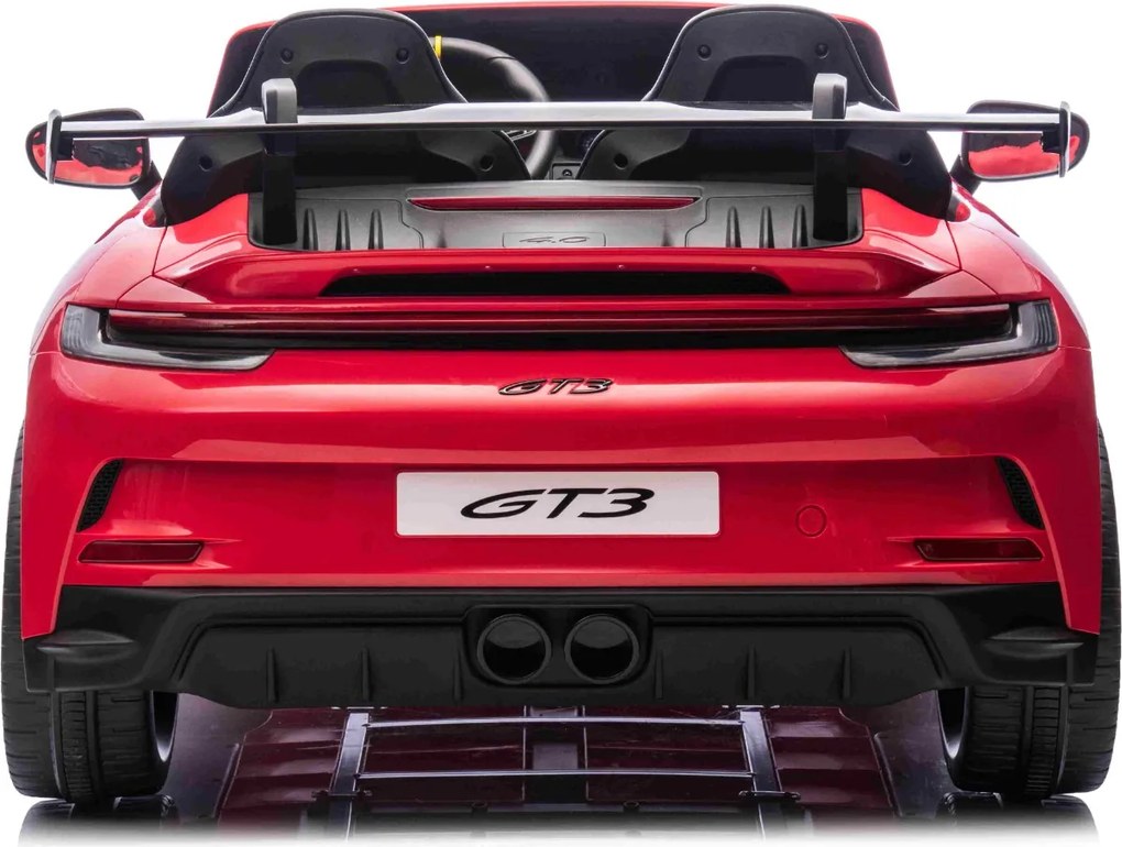 Carro elétrico para crianças Porsche 911 24V 4x4, 2 lugares, controlo remoto, entrada USB/AUX, motores de 200W, bateria de lítio, luzes LED licença OR