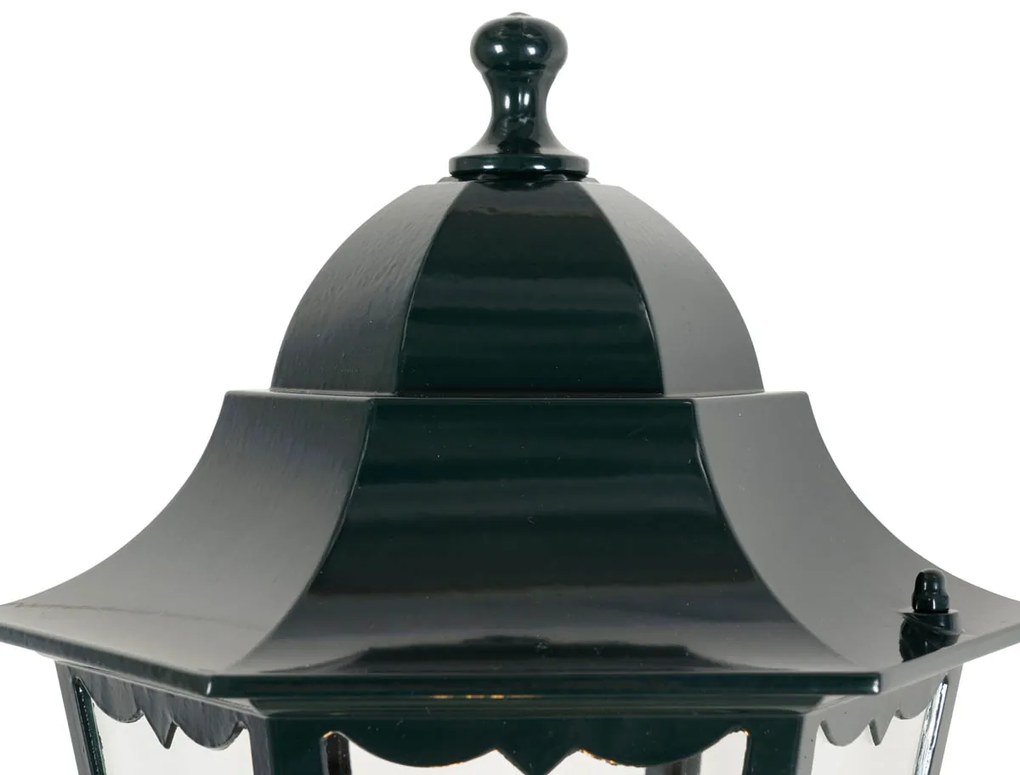 Lanterna de parede externa verde escuro com sensor de movimento IP44 - New Orleans up