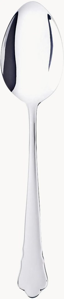 Colher de sobremesa em prata Chippendale