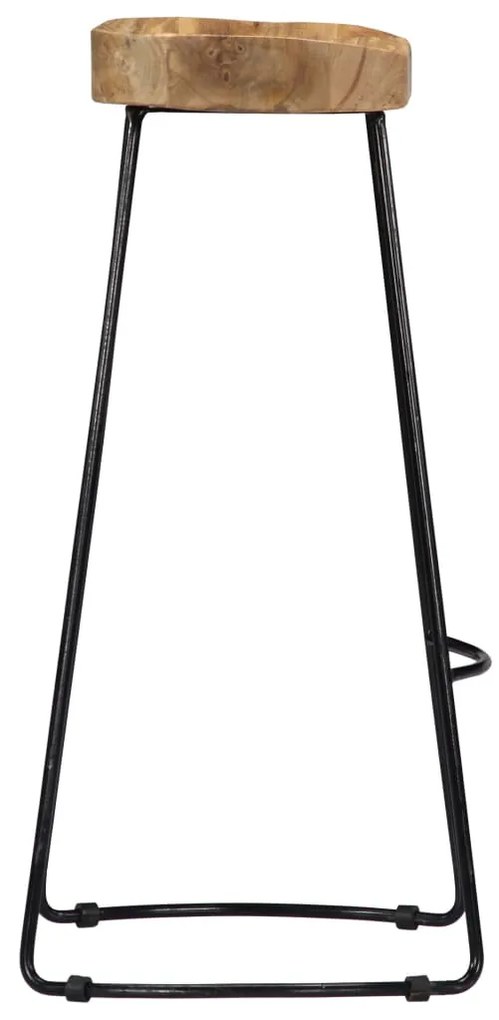 Bancos de bar Gavin 2 pcs madeira mangueira maciça