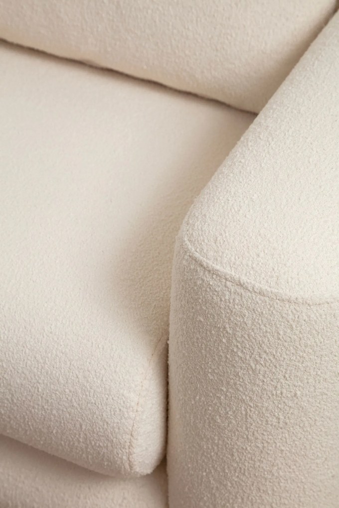 Sofá de 2 Lugares Lily – Creme – 180 cm x 97 cm x 73 cm
