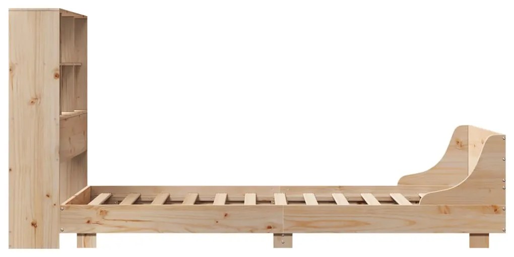 Cama sem colchão 90x190 cm madeira de pinho maciça