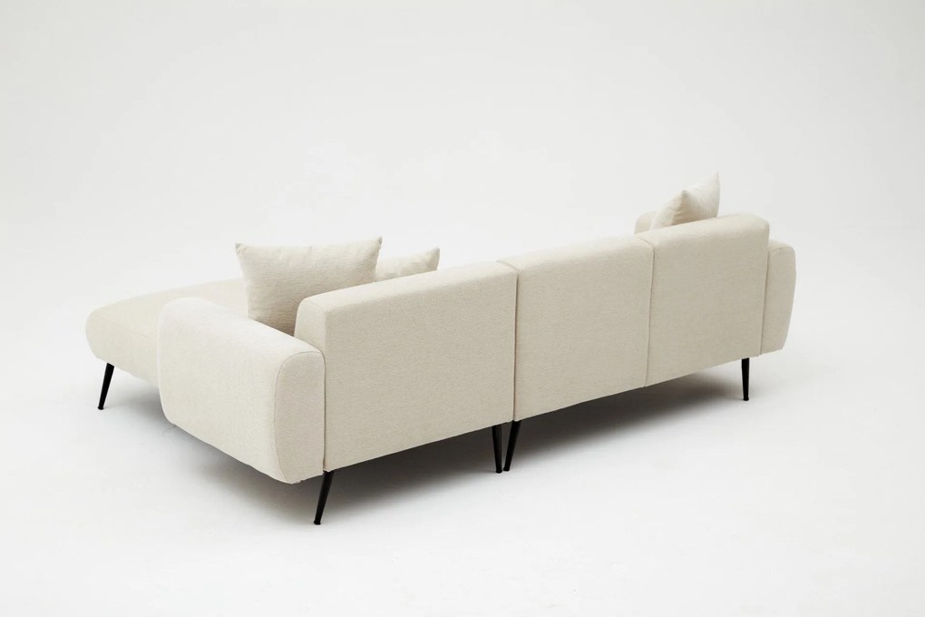 Sofá de Canto Side – Creme – 252 cm