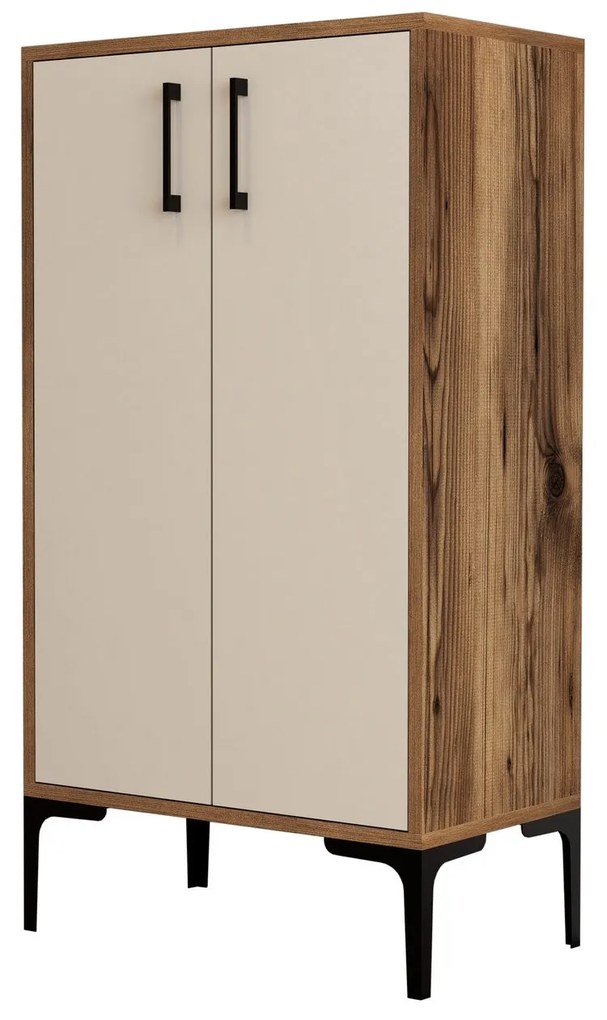 Sapateira Prag – Nogueira – 60x111x35 cm