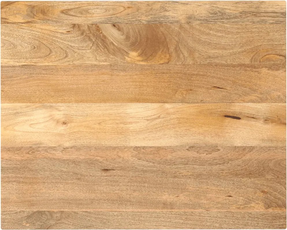 vidaXL Tampo de mesa retangular 110x80x3,8 cm mangueira maciça