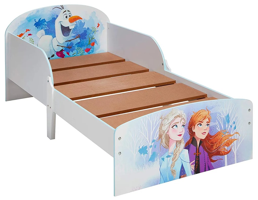 CAMA FROZEN 2 COM 2 GAVETAS + COLCHÃO E ALMOFADA 140 x 70 cm