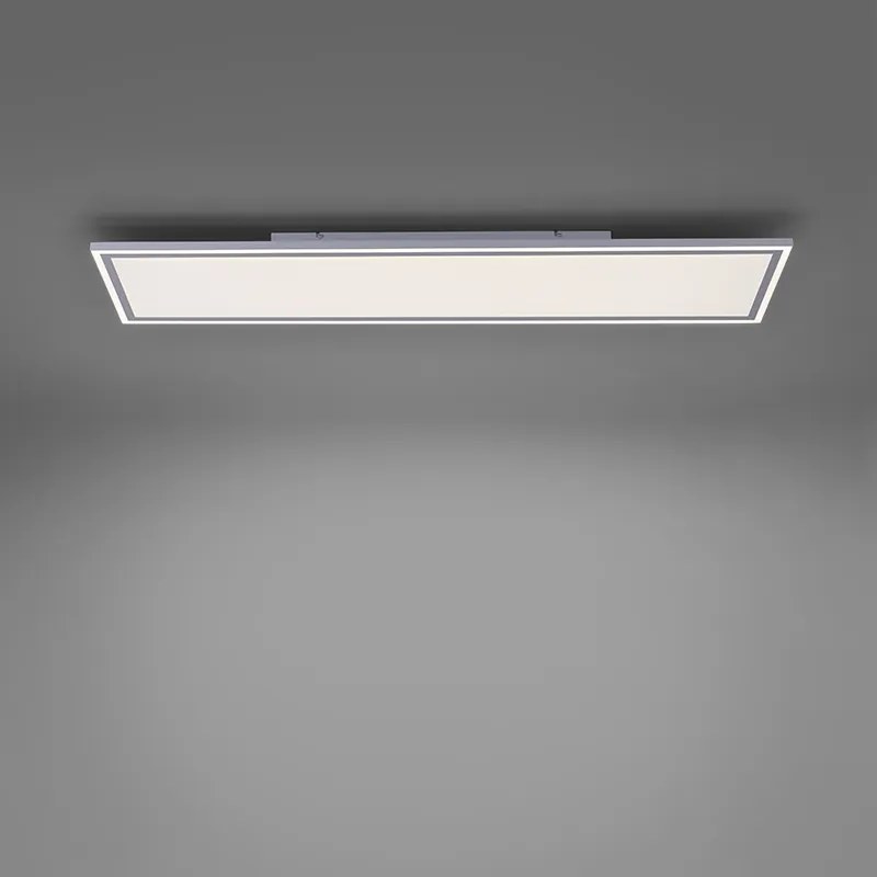 Candeeiro de teto branco 121 cm com LED incluído 2700 - 5000K - Luntani Moderno
