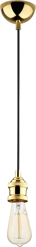 Candeeiro de Teto Kabluni – Dourado – Diâmetro 6 cm, Altura 102 cm