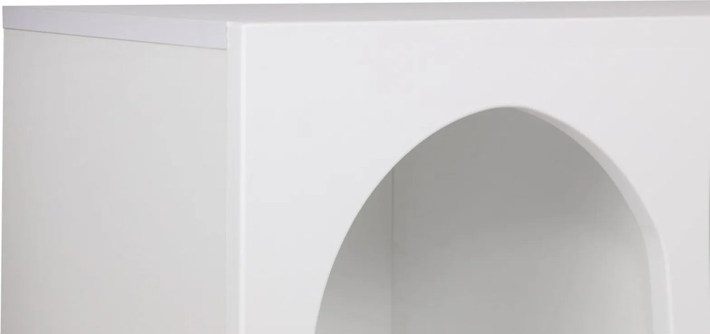 Aparador "Vienna" - Branco - 120x74x37 cm - Design Moderno