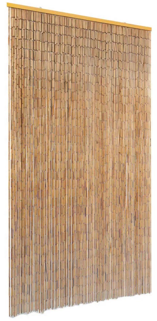 Cortina de porta anti-insetos em bambu 100x200 cm