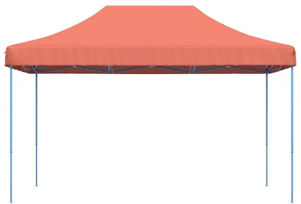 Tenda para festas pop-up dobrável 440x292x315 cm terracotta