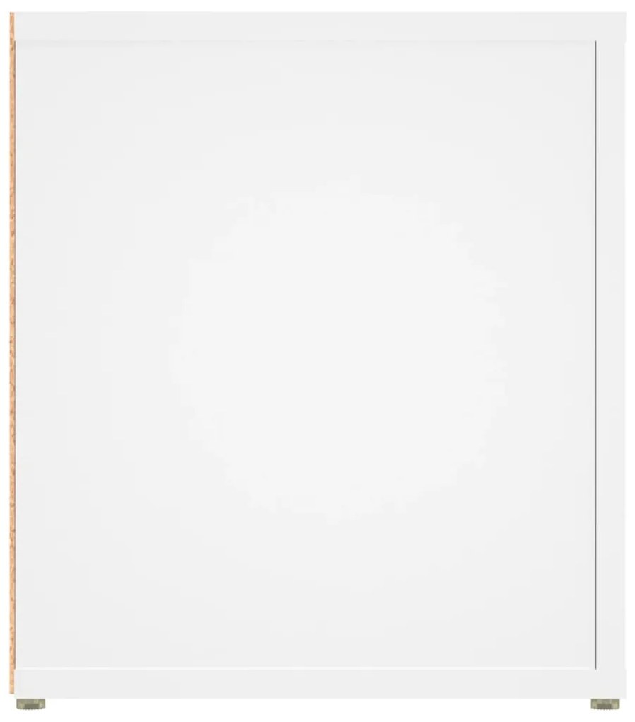 Móveis TV 2pcs 80x31,5x36 cm derivados de madeira branco