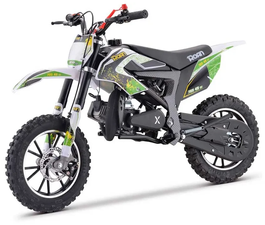 MINI MOTO 4 INFANTIL GASOLINA 50CC MTR MINI KF VERDE 