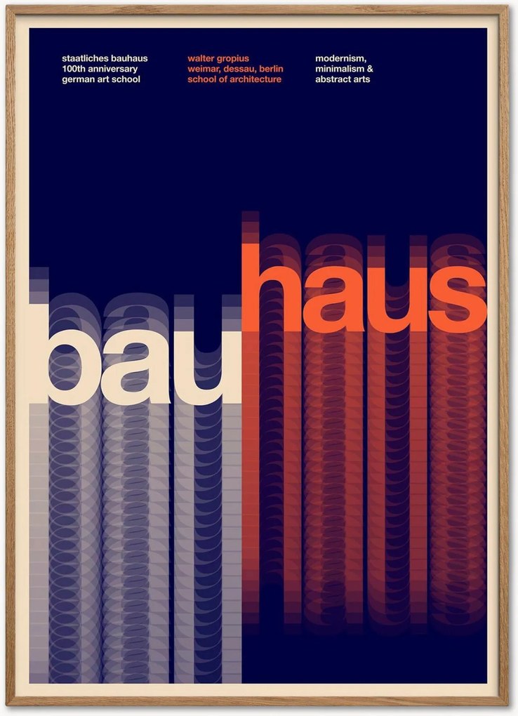 Impressão digital Bauhaus Art
