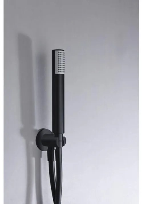 Torneira de parede mono comando para banheira preto mate Belice