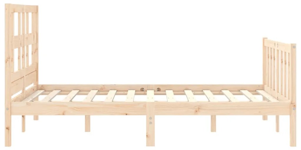 Cama sem colchão 120x200 cm madeira de pinho maciça