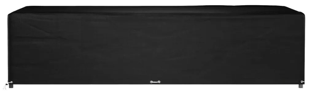 Capa p/ mobiliário de jardim 12 ilhós 315x180x75 cm retangular