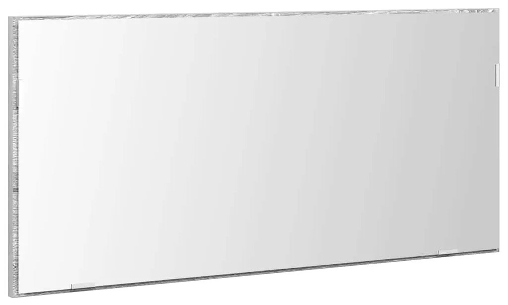 Armário de Espelho para Casa de Banho vidaXL com Luz LED Cinzento Sono