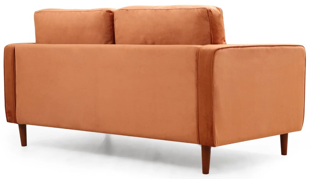 Sofá de 2 Lugares Rome – Laranja – 175 cm x 90 cm x 70 cm