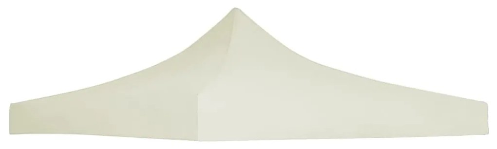 vidaXL Teto para tendas de festas 3 x 3 m creme