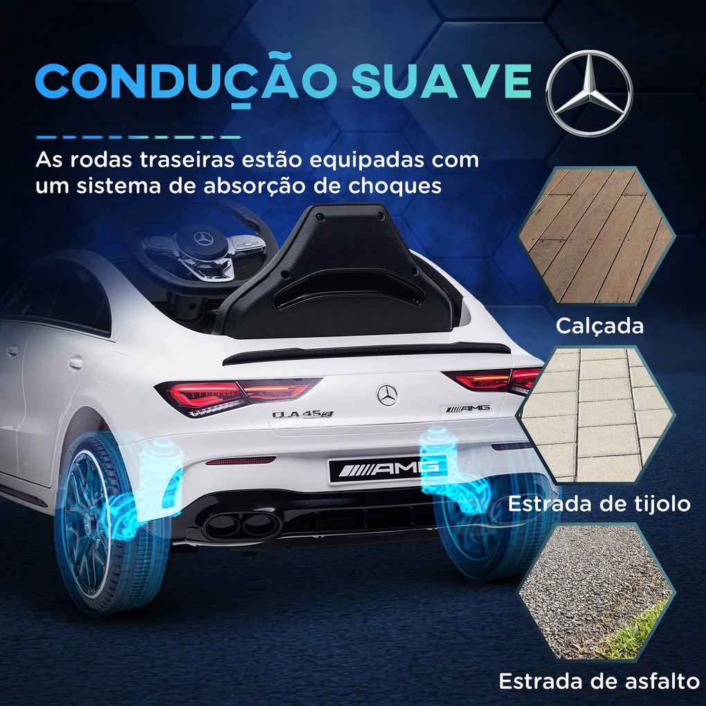 AIYAPLAY Carro Elétrico para Crianças acima de 3 Anos Carro Mercedes A