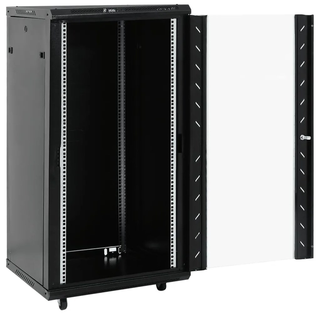 Armário bastidor 22U c/ pés giratórios 19" IP20 60x60x120 cm