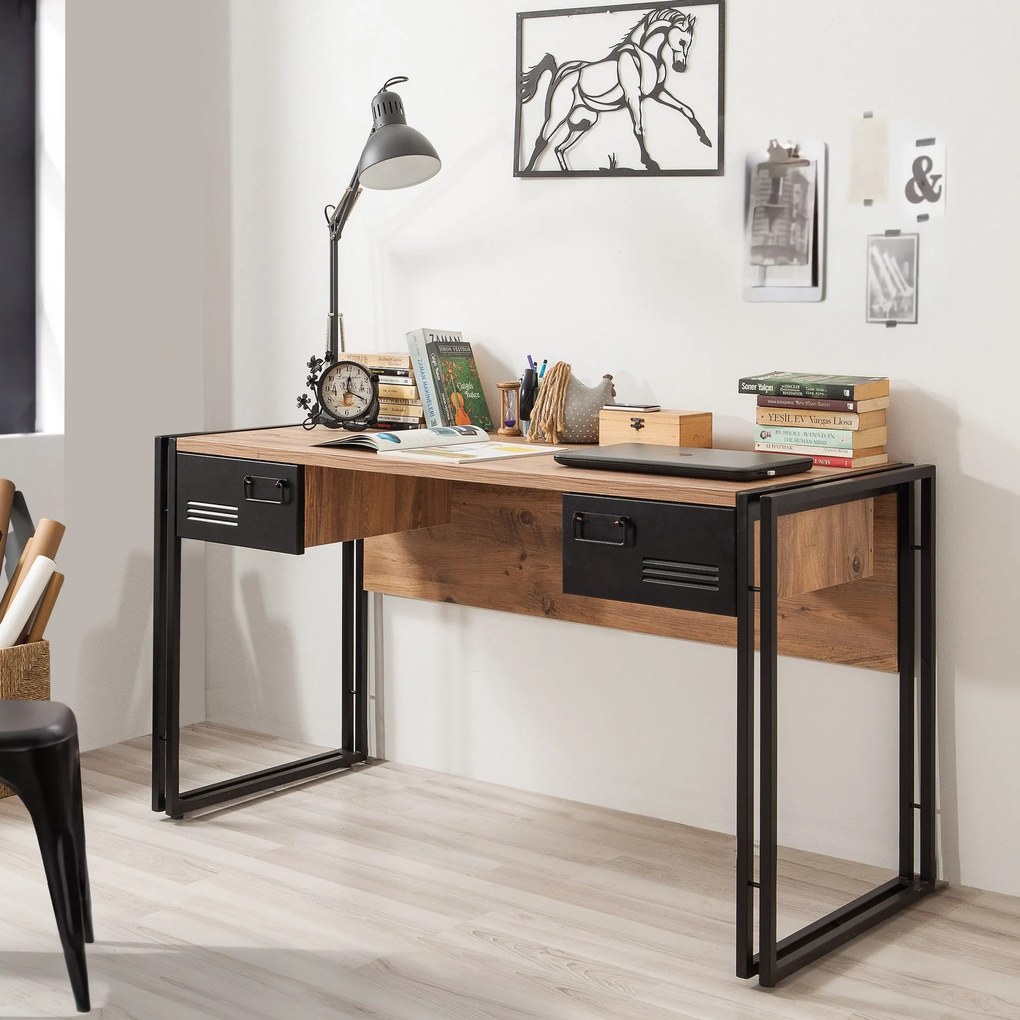 Conjunto de Mobiliário para Sala de Estudo Cosmo – Pinho Atlântico Pre