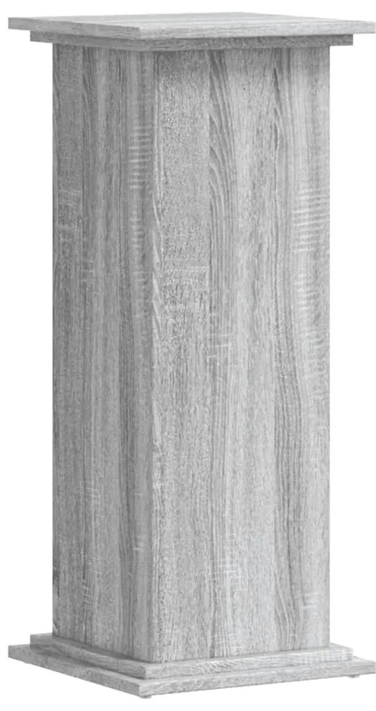 Suporte p/ plantas 33x33x80 cm derivados madeira cinza sonoma