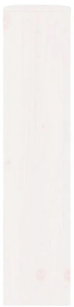 Cobertura de radiador 108,5x19x84 cm pinho maciço branca