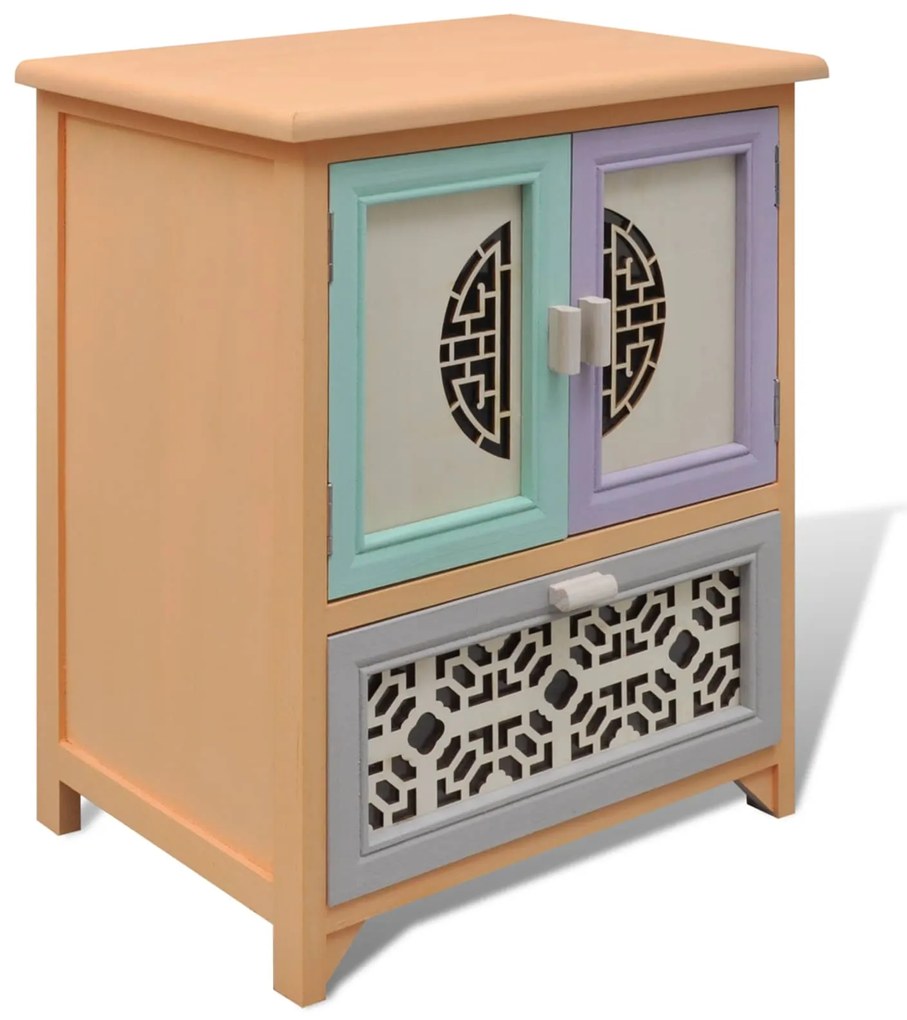 vidaXL Armário lateral Multicolor 46 x 34 x 55.5 cm