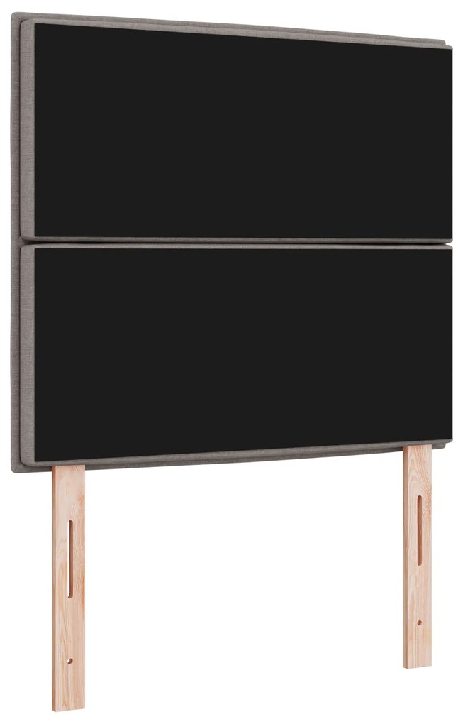 Cabeceira Design Linhas Bege 100 cm Tecido
