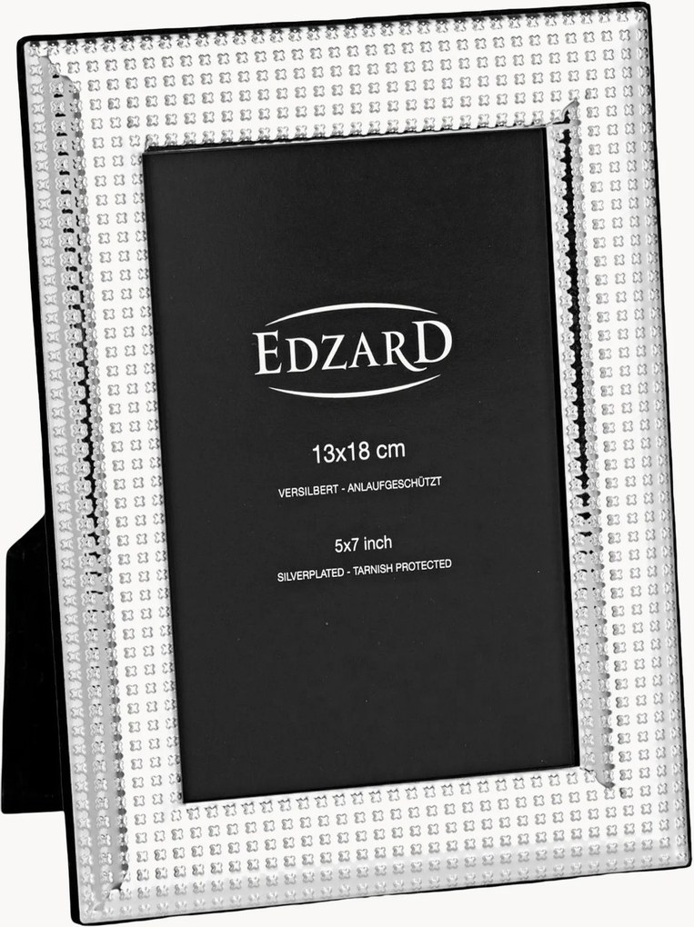 Moldura para fotos banhada a prata Bellagio