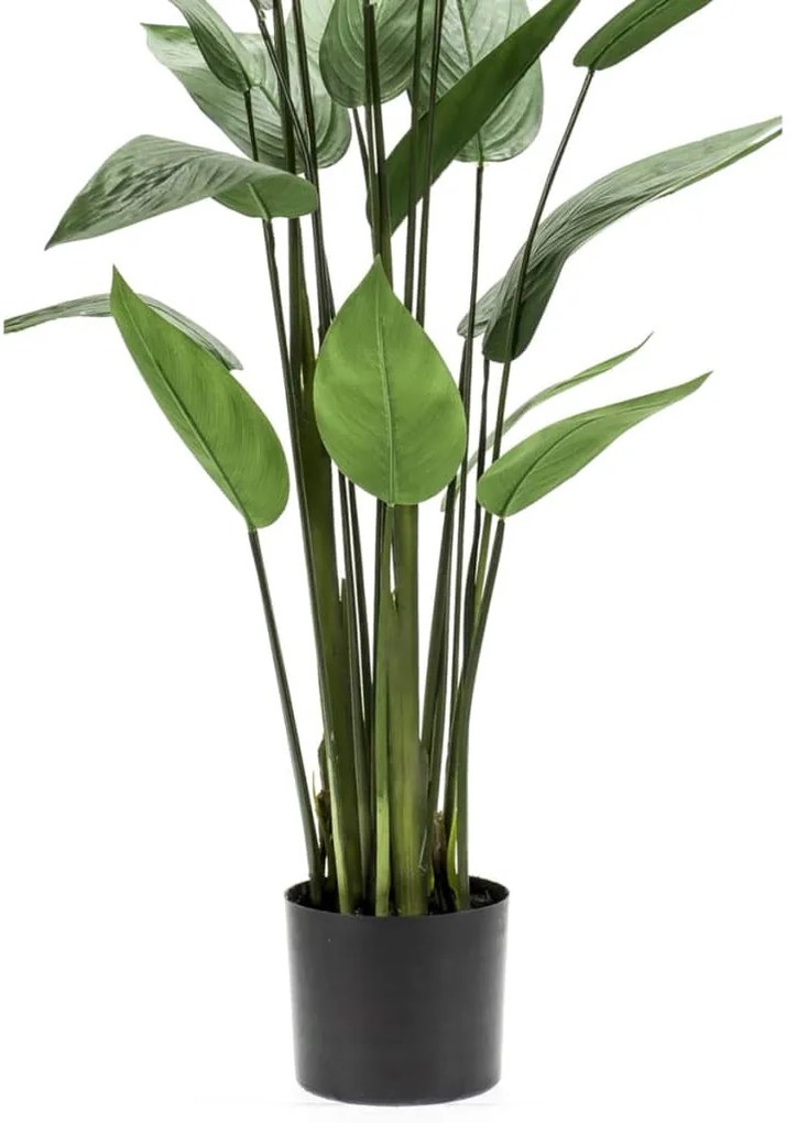 Planta helicónia artificial 125 cm verde 419837