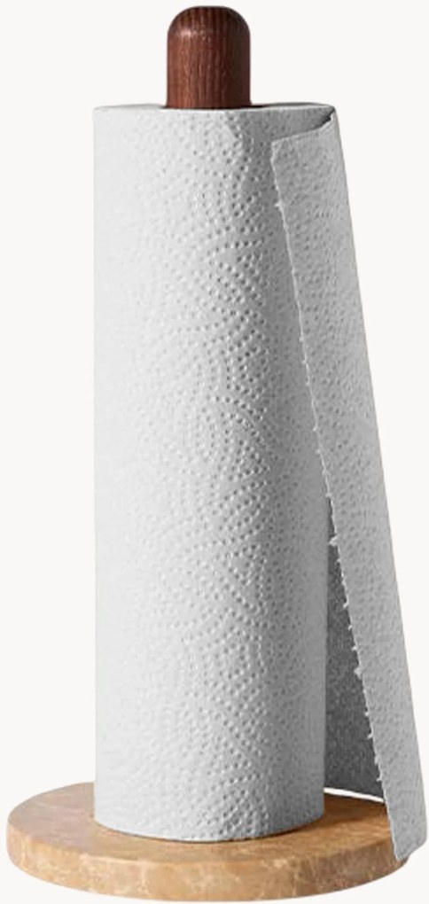 Suporte para papel de cozinha em mármore Yami