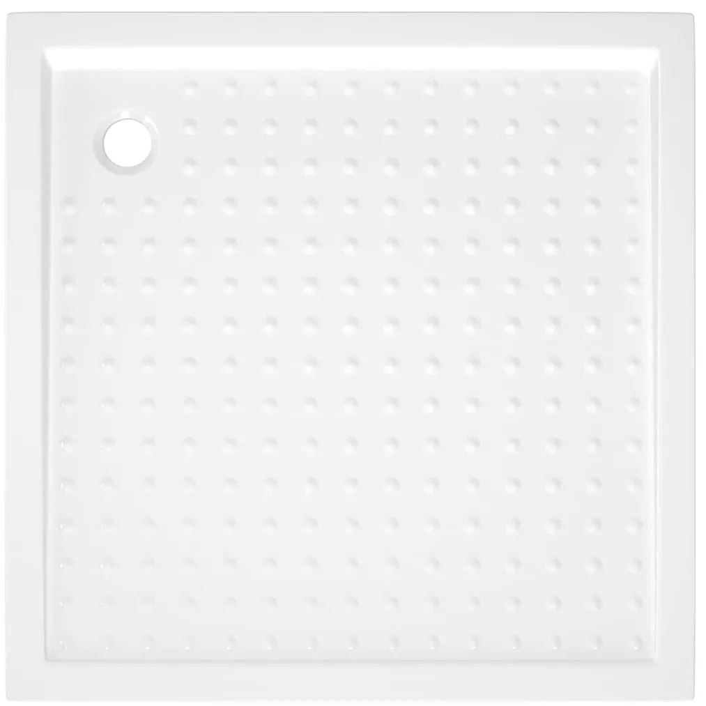 Base de chuveiro com pontos 80x80x4 cm ABS branco